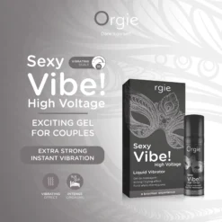 Orgie Sexy Vibe! High Voltage Liquid Vibrator 15 Ml