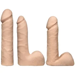 Doc Johnson Vac-U-Lock Dual Density Ultraskyn Voorbind Dildo Set -Vibrators winkel DocJohnsonVac U LockDualDensityUltraskynVoorbinddildoSet 2