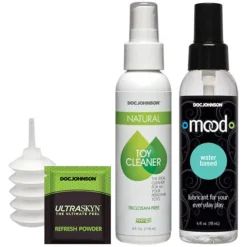 Doc Johnson Vac-U-Lock Dual Density Ultraskyn Voorbind Dildo Set -Vibrators winkel DocJohnsonVac U LockDualDensityUltraskynVoorbinddildoSet 3