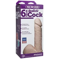 Doc Johnson Vac-U-Lock Realistische Dildo 15 Cm -Vibrators winkel DocJohnsonVac U LockRealistischeDildo15cm 4