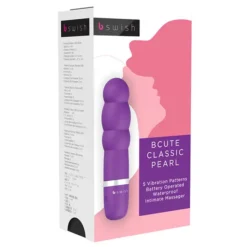 B Swish Bcute Classic Geribbelde Vibrator Pearl -Vibrators winkel E21744 1