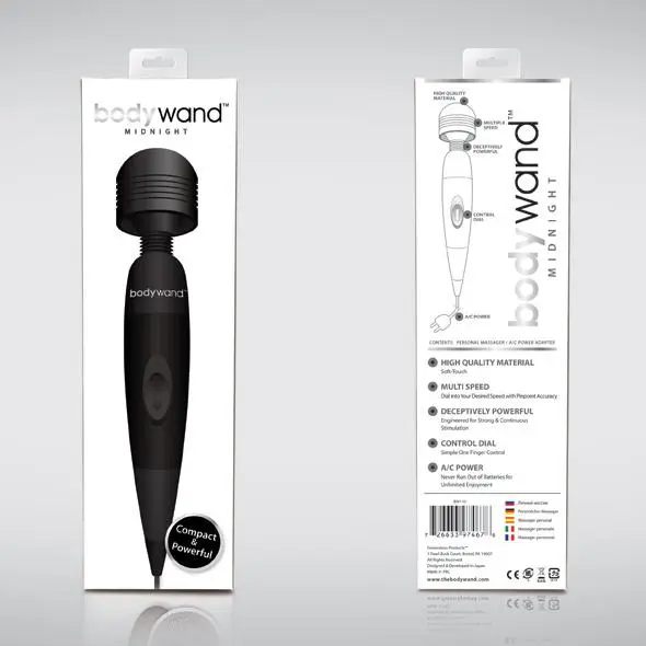 Bodywand Midnight Plug-In Wand Massager 2 Bodywand Midnight Plug-In Wand Massager - Afbeelding 2