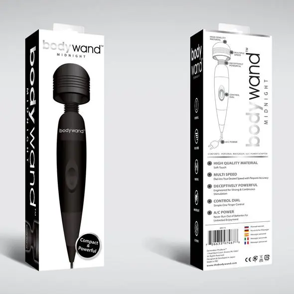 Bodywand Midnight Plug-In Wand Massager 3 Bodywand Midnight Plug-In Wand Massager - Afbeelding 3