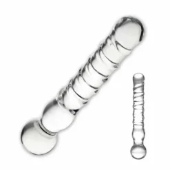 Glas Joystick Clear Glazen Dildo
