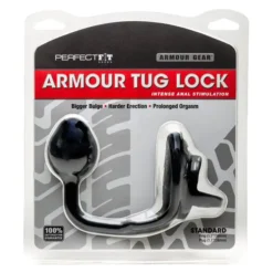 Perfect Fit Armour Cockring Met Buttplug -Vibrators winkel E25818 2