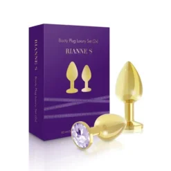 Rianne S RS Soiree Booty Plug Original Luxury Set 2x Goud