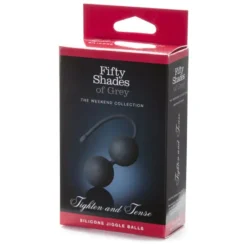 Fifty Shades Of Grey Siliconen Jiggle Balls Zwart -Vibrators winkel E26467 4