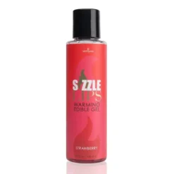 Sensuva Sizzle Lips Verwarmende Eetbare Gel Aardbei 125 Ml