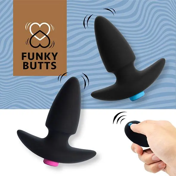 Feelztoys FunkyButts Butt Plug Set Met Afstandsbediening 1 Feelztoys FunkyButts Butt Plug Set Met Afstandsbediening