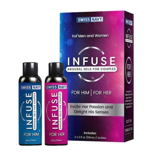 Swiss Navy Infuse 2-in-1 Stimulerende Gel Voor Haar & Hem 2x59 Ml -Vibrators winkel E29909