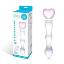 Glas Sweetheart Glazen Dildo 20 Cm -Vibrators winkel E31624 1