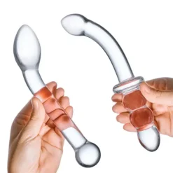Glas G-Spot Pleasure Glazen Dildo Set -Vibrators winkel E31625 3