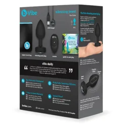 B-Vibe Vibrerende Juwelen Plug 10,5 Cm -Vibrators winkel E31666 11