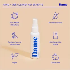 Dame Products Hand & Sextoy Reiniger 60 Ml -Vibrators winkel E31679 5
