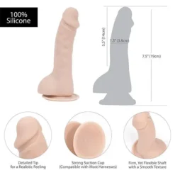 Addiction Brad Dildo Beige 19 Cm -Vibrators winkel E31757 4 216b253a be01 4b85 9f6b 89f6e25dfffa