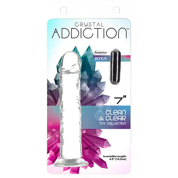 Addiction Crystal Dildo 18 Cm 7 Addiction Crystal Dildo 18 Cm - Afbeelding 7