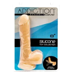 Addiction David Buigbare Dildo Vanille 20 Cm -Vibrators winkel E31768 5