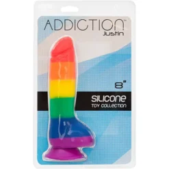 Addiction Justin Regenboog Dildo 20 Cm -Vibrators winkel E31770 5