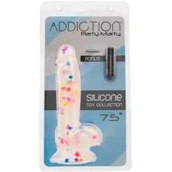 Addiction Party Marty Frost And Confetti Dildo 19 Cm -Vibrators winkel E31773 6