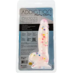Addiction Party Marty Frost And Confetti Dildo 19 Cm -Vibrators winkel E31773 7