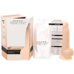 Naked Addiction Realistische Dildo Dubbele Dichtheid Vanille 20 Cm -Vibrators winkel E31781 11
