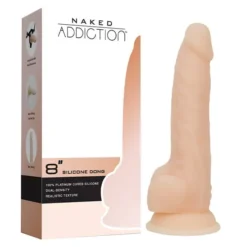 Naked Addiction Realistische Dildo Dubbele Dichtheid Vanille 20 Cm -Vibrators winkel E31781 8