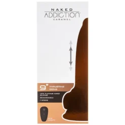 Naked Addiction Stotende Vibrator Met Afstandsbediening Caramel 23 Cm -Vibrators winkel E31784 9