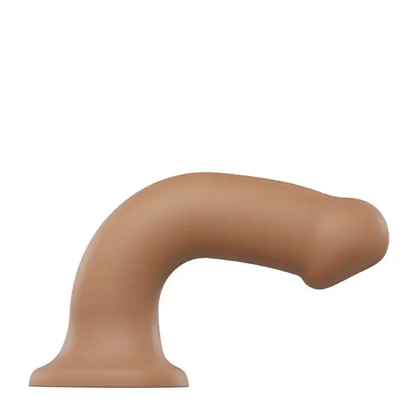 Strap-On-Me Realistische Buigzame Dildo Dubbele Dichtheid Caramel 2 Strap-On-Me Realistische Buigzame Dildo Dubbele Dichtheid Caramel - Afbeelding 2