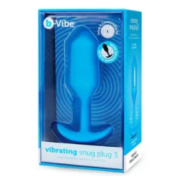 B-Vibe Vibrerende Snug Plug 3 L -Vibrators winkel E32399 4