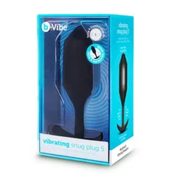 B-Vibe Vibrerende Snug Plug 5 XXL Zwart -Vibrators winkel E32400 4