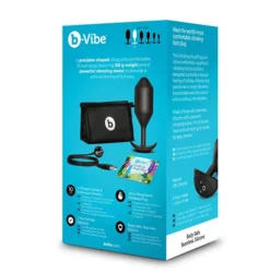 B-Vibe Vibrerende Snug Plug 5 XXL Zwart -Vibrators winkel E32400 5