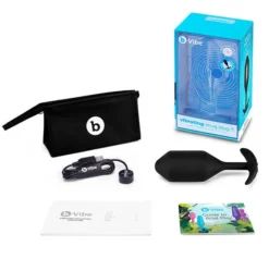 B-Vibe Vibrerende Snug Plug 5 XXL Zwart -Vibrators winkel E32400 6