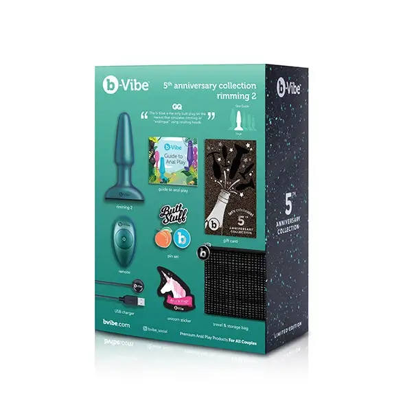 B-Vibe Rimming 2 Vibrerende Buttplug Met Afstandsbediening 12 B-Vibe Rimming 2 Vibrerende Buttplug Met Afstandsbediening - Afbeelding 12