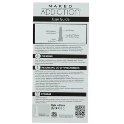 Naked Addiction Dual Density Dildo Met Zuignap 20 Cm -Vibrators winkel E32685 12