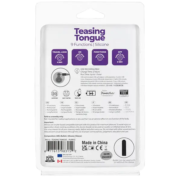 PowerBullet Teasing Tong Vibrator 8 PowerBullet Teasing Tong Vibrator - Afbeelding 8