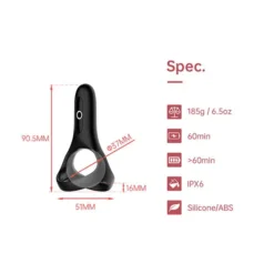 Magic Motion Rise Smart Vibrerende Penisring 17 Magic Motion Rise Smart Vibrerende Penisring -Vibrators winkel E33485 5