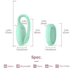 Magic Motion FitCute Rejuve Kegel Trainer -Vibrators winkel E33487 3