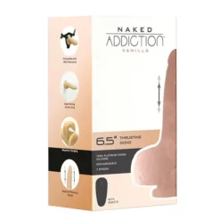 Naked Addiction Thrusting Dong Met Afstandsbediening 16,5 Cm Vanilla -Vibrators winkel E33747 8