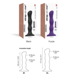Strap-On-Me Dildo Geisha Ball Zwart -Vibrators winkel E33781 2
