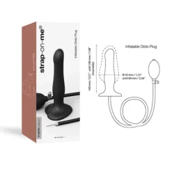 Strap-On-Me Opblaasbare Dildo -Vibrators winkel E33785 1