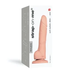 Strap-On-Me Soft Realistische Dildo Vanilla -Vibrators winkel E33794 2