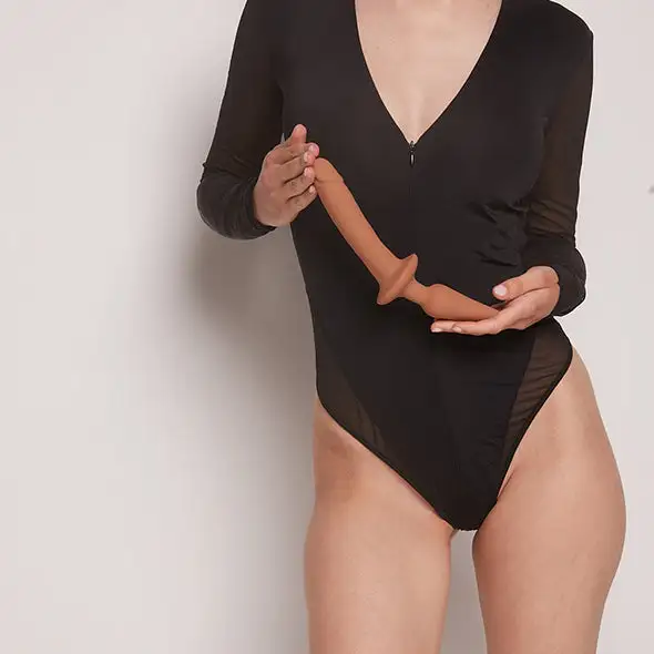 Strap-On-Me Switch Dubbele Dildo Caramel 2 Strap-On-Me Switch Dubbele Dildo Caramel - Afbeelding 2