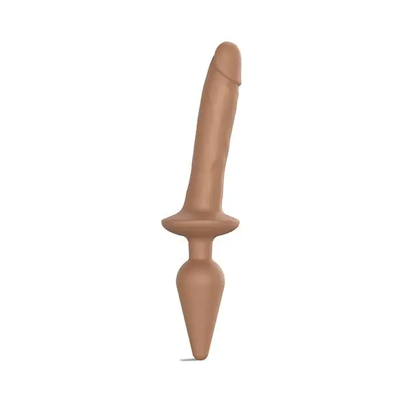 Strap-On-Me Switch Dubbele Dildo Caramel 6 Strap-On-Me Switch Dubbele Dildo Caramel - Afbeelding 6