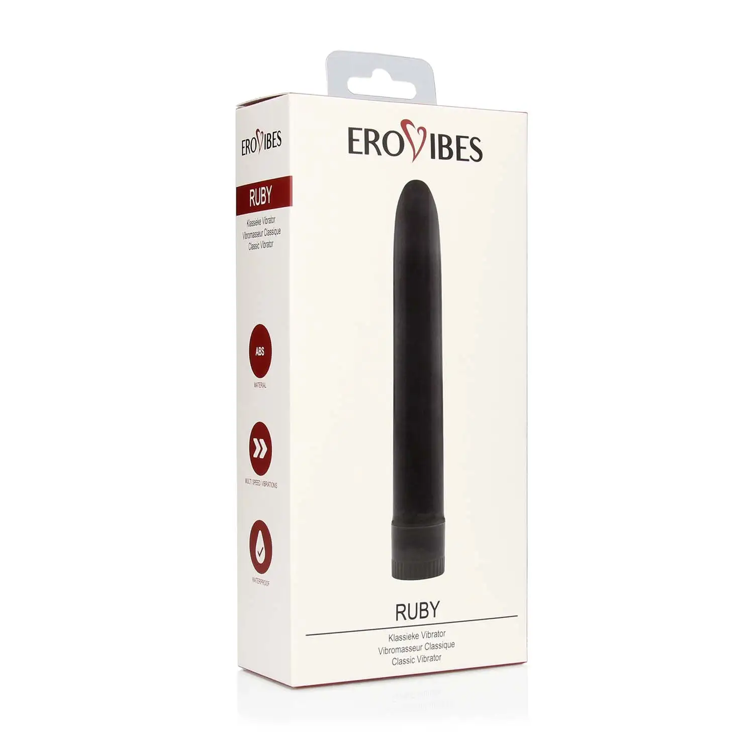 Erovibes Ruby Klassieke Vibrator 17 Cm 6 Erovibes Ruby Klassieke Vibrator 17 Cm - Afbeelding 6