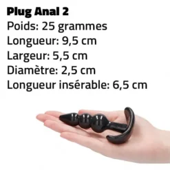 Erovibes Buttplug Set 4 Stuks -Vibrators winkel Plug2