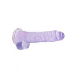 RealRock Realistische Dildo Met Ballen Paars 20 Cm 8 RealRock Realistische Dildo Met Ballen Paars 20 Cm -Vibrators winkel REA092PUR1