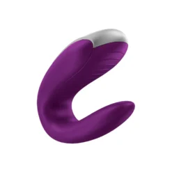 Satisfyer Double Fun Vibrator Voor Koppels -Vibrators winkel SatisfyerDoubleFunVibratorVoorKoppelsPaars 5