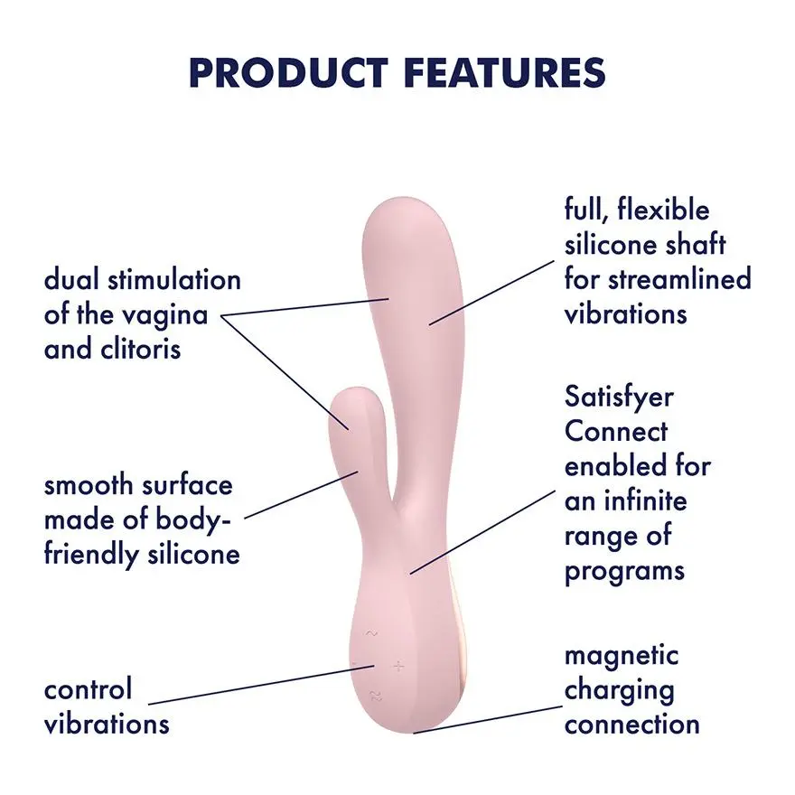 Satisfyer Mono Flex Rabbit Vibrator 2 Satisfyer Mono Flex Rabbit Vibrator - Afbeelding 2