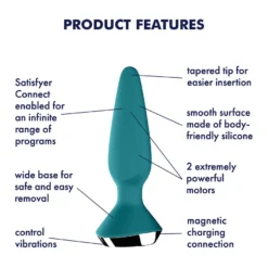 Satisfyer Plug-ilicious 1 Vibrerende Buttplug -Vibrators winkel SatisfyerPlug ilicious1VibrerendeButtplugGroen 6 b88577a7 cdd1 4ad1 99a7 301c42ac6624