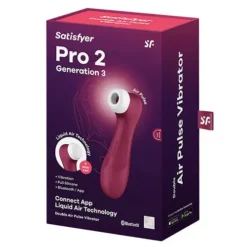 Satisfyer Pro 2 Generation 3 Luchtdruk Vibrator Liquid Air Met App -Vibrators winkel SatisfyerPro2Generation3app1